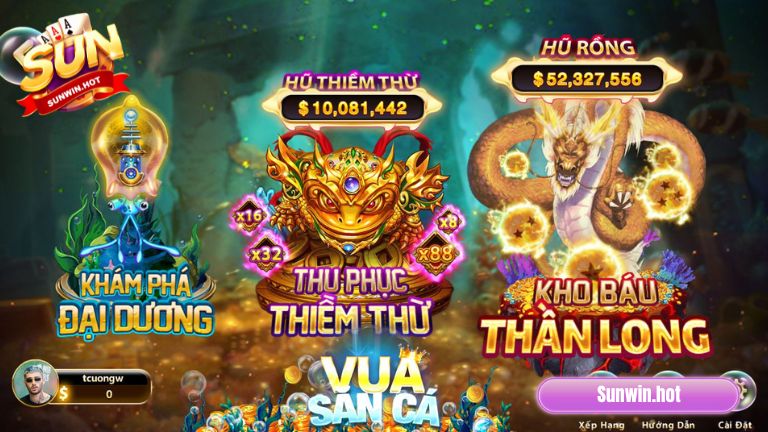 Luật chơi Vua Săn Cá chi tiết tại cổng game Sunwin