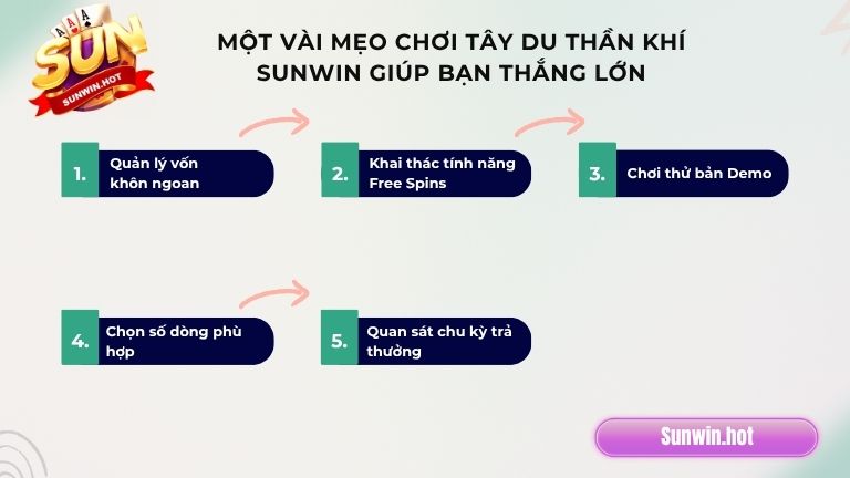 Một vài mẹo chơi Tây Du Thần Khí Sunwin giúp bạn thắng lớn