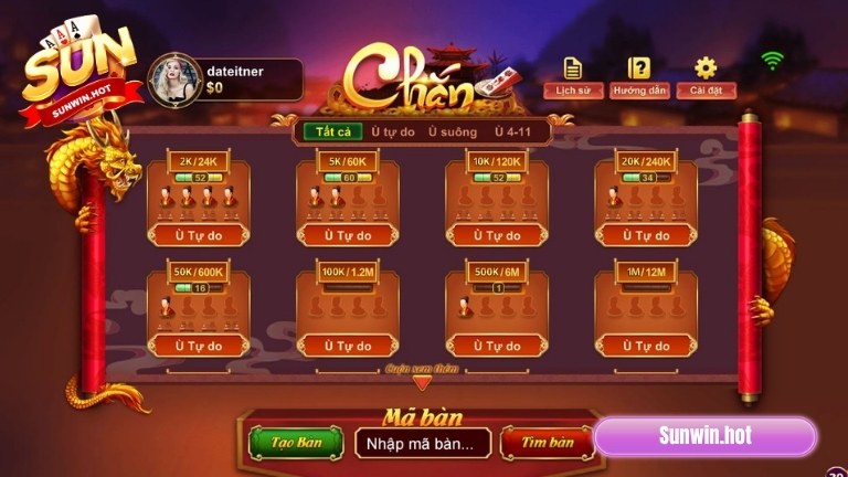 Nắm rõ luật chơi chắn tại cổng game Sunwin